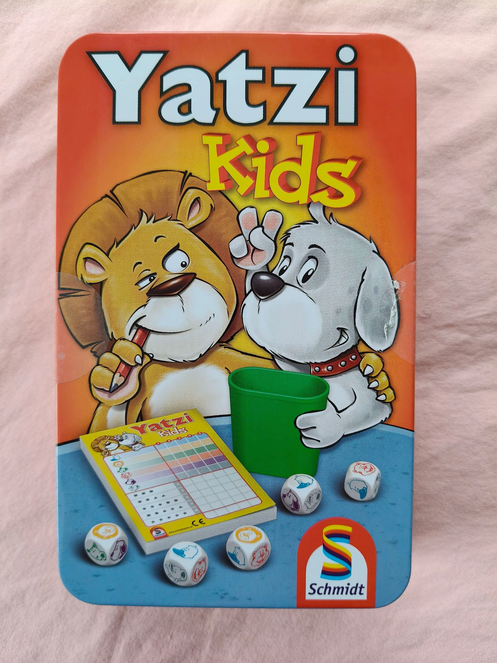 Jeu de dés Yatzi kids Schmidt 5 ans + neuf